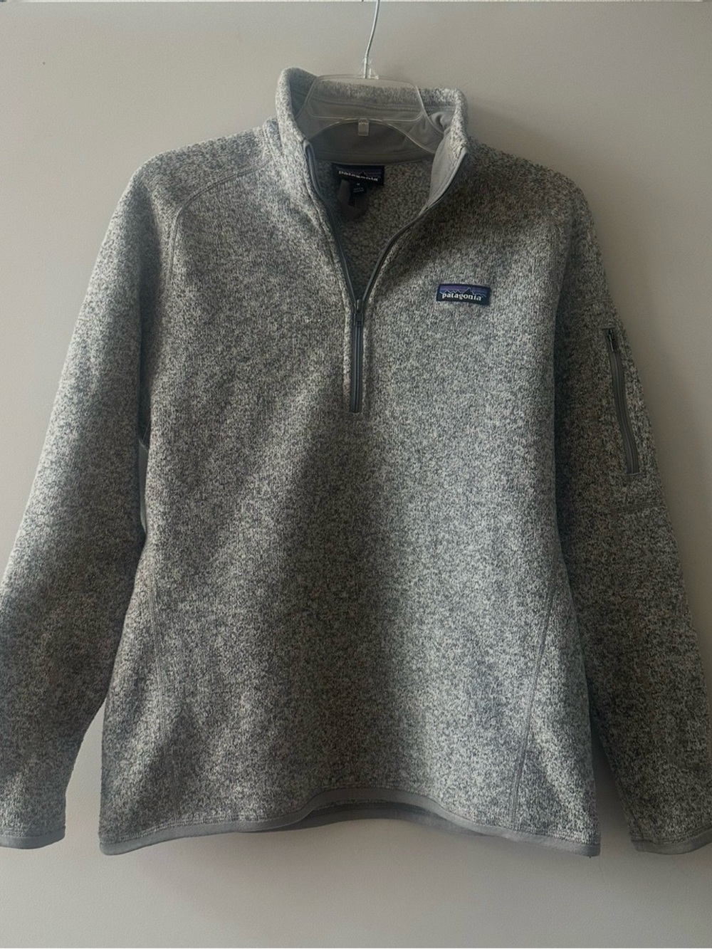 Patagonia Women’s Gray Quarter-Zip Fleece Pullover